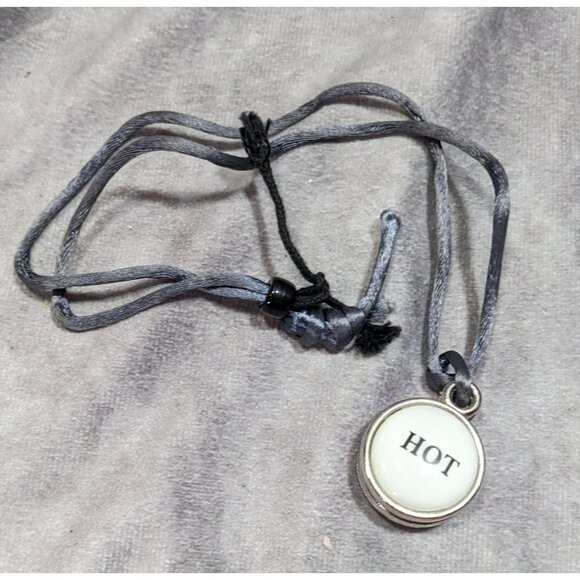 Hot/Cold Reversible Upcycled Faucet Knob Necklace - Picture 8 of 8